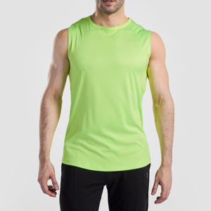 Custom Logo Cotton Men's Plus Size Running Gym Tank <b>Top</b> High Quality Men <b>Oversized</b> Sleeveless Shirt - Product Image 1