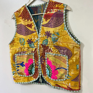 Chaleco hecho a mano de Pakistán, proveedor de producción de alto volumen, chalecos hechos a mano de colores personalizados clásicos - Product Image 2