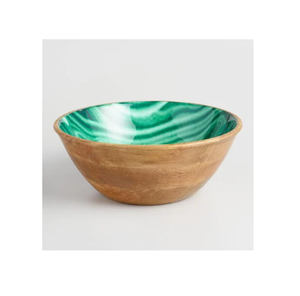 100% Natural <b>Wooden</b> Round Salad <b>Bowl</b> Eco Friendly <b>Large</b> Capacity Admirable Quality at Under Your Budget - Product Image 2