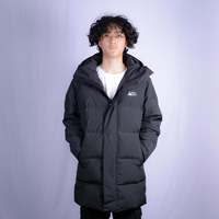Blouson matelassé réversible pour homme Navigate Ultra Long, à capuche, coupe oversize, chaud, imperméable, tricoté, uni