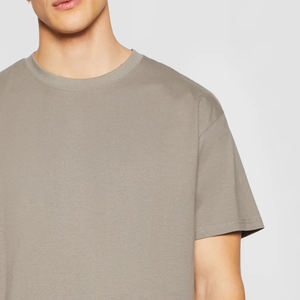 Camiseta extragrande en blanco personalizada para hombre, 100% algodón, calidad premium, manga corta, longitud regular, transpirable, anticontracción - Product Image 6