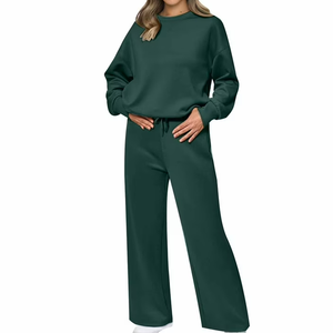 Servicio OEM, chándales de lana de algodón para mujer, chándales de lana de algodón de secado rápido para mujer, chándales recién llegados - Product Image 6