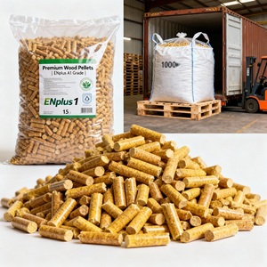 Granulés de bois thaïlandais 1000kg Sacs jumbo pour chauffage industriel - Product Image 1
