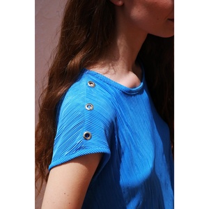 Camiseta de mano BIANCA BLUE para mujer - Product Image 3