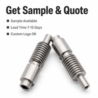 Part-part transmisi presisi baja tahan karat, roda gigi spur, worm gear, hasil mesin CNC, rendah kebisingan, dengan teknik Wire EDM dan Broaching, Custom OEM