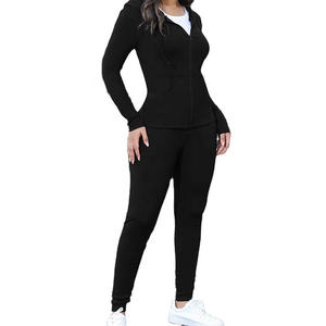 ชุดวอร์มมีซิปสำหรับผู้หญิงชุดวอร์มใส่สบายระบายอากาศได้ดี - Product Image 3