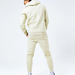 Conjunto de chándal de gimnasio de lana ecológico 100% para hombre, jersey de gran tamaño con estampado personalizado, manga larga, el mejor diseño para la temporada de invierno OEM - Product Image 2