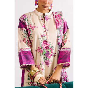Conjunto de traje de 3 piezas estampado para mujer con dupatta CL-62137 - Product Image 4