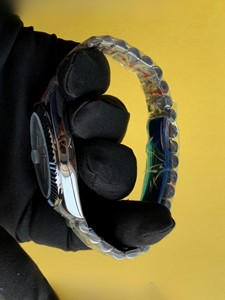 Édition limitée lunette cannelée cadran romain en acier inoxydable fait mécanique montre-bracelet automatique pour les hommes au prix de gros - Product Image 4