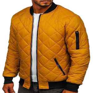 Chaqueta de invierno de calidad informal para hombre de estilo callejero, bombardero acolchado cálido, carcasa suave con capucha, fabricante directo para primavera y otoño - Product Image 2