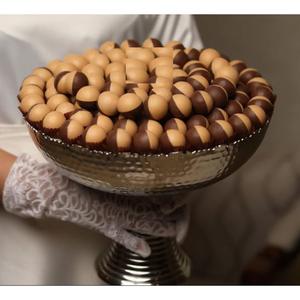 Vajilla de diseño clásico Cuenco para servir chocolate Cuenco de chocolate de metal de la mejor calidad para bodas, aniversarios o cumpleaños - Product Image 6