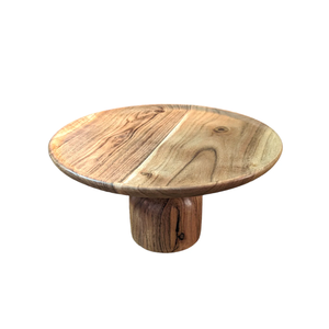 Wholesale Handcrafted <b>Wooden</b> Stand for Serving <b>Cake</b> Kitchenware for Parties Made in Vietnam Nice Price - Product Image 4