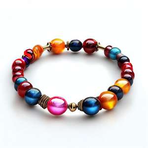 Bracelet en argent sterling 925 fait à la main, bijoux en argent véritable pour femmes et filles - Product Image 1