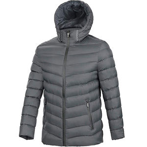 Veste pour homme en polyester imprimé OEM avec coque en coton Veste pour homme à manches longues de haute qualité pour la saison d'hiver Vente en ligne - Product Image 1