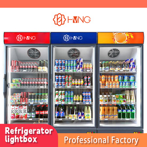 Siêu mỏng siêu mỏng Backlit tủ lạnh quảng cáo hộp Đèn khung nhôm treo hình chữ nhật bảng ánh sáng Acrylic dễ dàng - Product Image 4