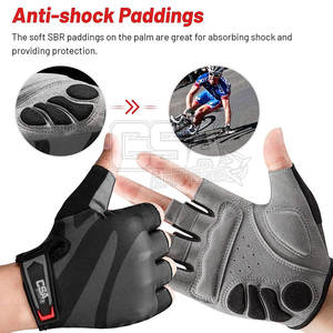 ถุงมือขี่จักรยานถุงมือครึ่งนิ้วถุงมือขี่จักรยานสินค้ามาใหม่ - Product Image 2