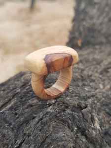 Bague de mariage en bois de style vintage classique unisexe, vente chaude, meilleur cadeau à prix abordable - Product Image 5