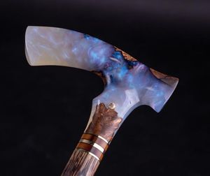 ไม้เท้าเรซินไม้กันลื่นที่มีด้ามจับแข็งแรงหลายรูปทรงสำหรับคนสูงอายุที่ฟื้นฟู - Product Image 3