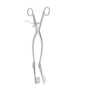ชุดเครื่องมือในการผ่าตัดแบบแมนนวล Adson retractor ทำจากสเตนเลสเกรด320มม. ที่เก็บด้วยตัวเอง Beckmann retractor สีแดง - Product Image 6