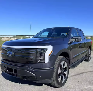 F-150 Lightningings Platinumms 2022 d'occasion en bon état, à autonomie étendue, 4 roues motrices, bleu, conduite à droite/à gauche - Product Image 1