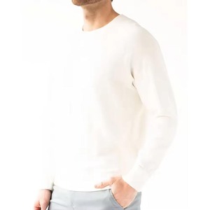 Sweat-shirts en molleton à col rond pour hommes de haute qualité OEM, couleur personnalisée, uni, teint, en polyester/coton, pour l'hiver, sur mesure - Product Image 2