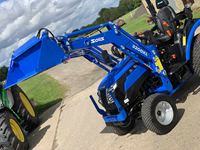Tracteurs agricoles SOLIS Mini Compact 26 avec chargeur 4x4, tracteur à roues Solis pour petites exploitations agricoles et jardins