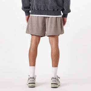 Pantalones cortos de malla de poliéster 100% para hombre, logotipo personalizado de alta calidad, cómodos y transpirables, patrón sólido, ropa de calle, estilo informal - Product Image 5