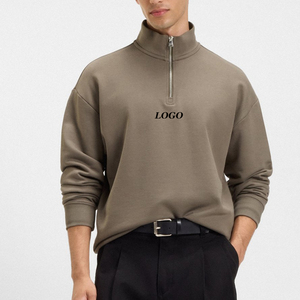 Sudadera Casual Básica para Hombre con Cuello Alto, Alta Calidad con Logotipo, Corte Regular, Mangas Completas, Diseño Personalizado - Product Image 1