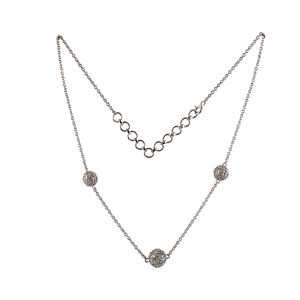 <b>Handmade</b> classic 925 sterling silver multi colour chalcedony gemstone bezel set <b>necklace</b> for ladies and girl - Product Image 5