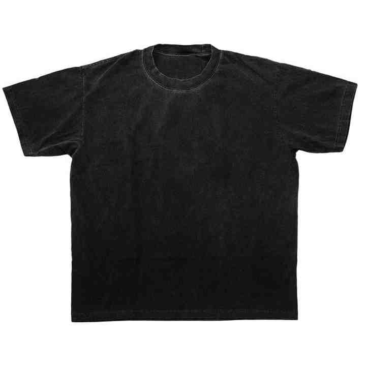 Men's Vintage Short Sleeve T-Shirts Micro Jersey Fabric O-Neck Solid Pattern Blank Design
