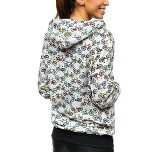 Sudaderas con capucha de mujer con estilo Color Block Pullover Sudadera con capucha Casual Sports Outfit - Product Image 2