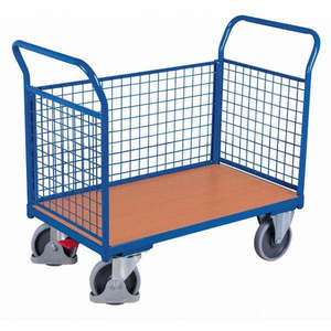 Variofit Industrial Four-Wheel <b>Transport</b> Trolley Strong Wire Walls 1040 X 500 X 975mm OEM Customizable for Industrial Warehouse - Product Image 1
