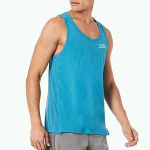 เสื้อกล้ามผู้ชายผ้าคอตตอนโพลีเอสเตอร์แห้งเร็วระบายอากาศทันสมัย - Product Image 1