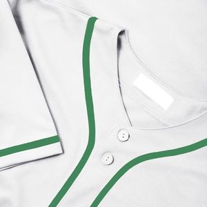 Venta al por mayor de camisetas de béisbol con logotipo personalizado ropa deportiva tendencia superior MOQ bajo secado rápido transpirable hombres pequeña camiseta de béisbol para el equipo - Product Image 2