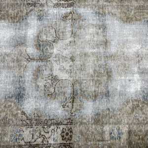 Turkish Area Rug, 3.6x6.7 ft Vintage Rug, <b>Brown</b> <b>Wool</b> Rug - Product Image 5