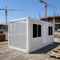 Maison d'hébergement d'urgence pour dortoir temporaire de travailleurs de la construction sur chantier intégré – Deux étages constructibles