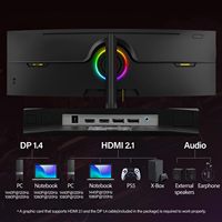 Moniteur LED incurvé 49 pouces 5K HDR : Solution de productivité pour le bureau et l'entreprise