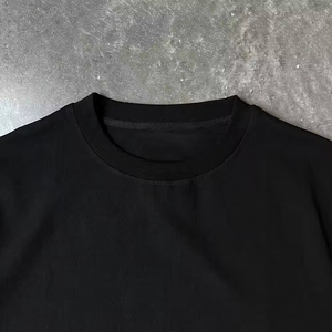 Nouveau design T-shirt épais 100% coton à col ras du cou pour hommes, sérigraphie personnalisée, logo imprimé, boîte adaptée - Product Image 6