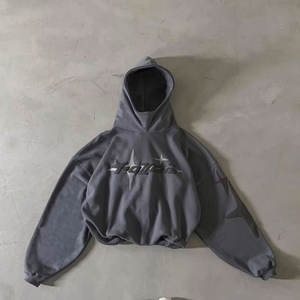 Printemps et automne Vintage sweat à capuche délavé mode décontracté Super David vêtements pour hommes et femmes pull acide - Product Image 1