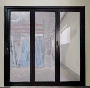 Aluminum Top <b>Hung</b> Sliding Door System - Smooth & Silent Operation, Modern Design Noises Cancelling Water Resistance - Product Image 4