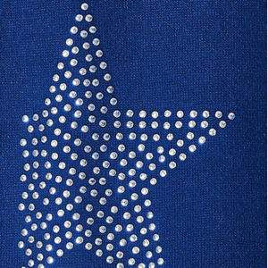 Nueva llegada Sudadera con capucha 100% algodón polar personalizable con su propio logotipo Diamond Zip Rhinestone detalle para el invierno - Product Image 3