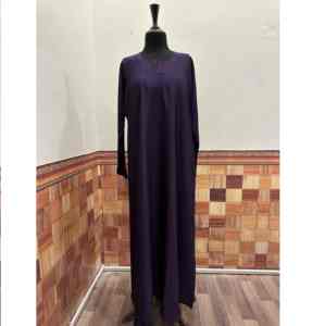 Nouvelle vente en gros d'abayas noires unies, vêtements islamiques simples et modestes, robes abayas musulmanes pour femmes, abayas de Dubaï - Product Image 5