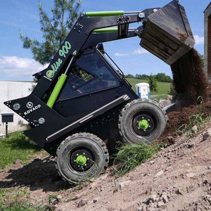 Minicargadora duradera con sistema de bomba de gran volumen y operación de teclas rápidas para paisajismo y excavación eficientes - Product Image 4