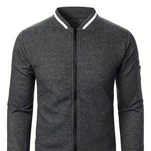 Chaqueta Bomber para Hombre de Último Diseño, Tela de Alta Calidad, Venta en Línea a Precio Económico, Chaqueta para Hombre Transpirable con OEM - Product Image 1