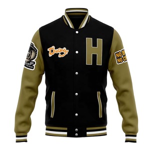 Hombres en blanco personalizado Chenille parches bordado Varsity Letterman chaquetas Vintage en blanco Varsity chaqueta de las mujeres - Product Image 4