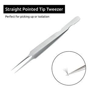 Pinzas de extensión de pestañas para extensiones de pestañas postizas y suministros de belleza profesional Pinzas de volumen - Product Image 2