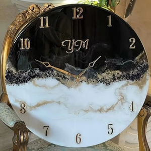 WHETHER Epoxy Resin <b>Wall</b> <b>Clock</b> Epoxy Resin Living Room best qulatiye Furniture Home <b>Decor</b> <b>Wall</b> <b>Clock</b> Customized best - Product Image 1