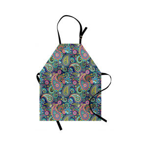 Delantal de cocina unisex superventas, delantal de cocina de restaurante de algodón puro con etiqueta personalizada - Product Image 4