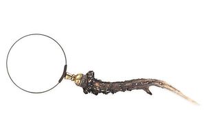 Lupa con Mango de Cuerno de Ciervo, Cristal Transparente con Soporte Metálico Resistente, la Mejor Lupa - Product Image 6