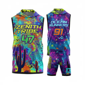 Tenues de football américain 7 contre 7 en polyester respirant haute performance avec nom d'équipe et numérotation personnalisés pour les équipes 7 contre 7 - Product Image 6